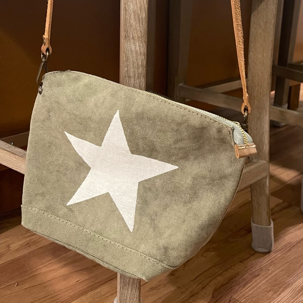 Light Army Green Crossbody Bag